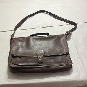Brown Coach briefcase